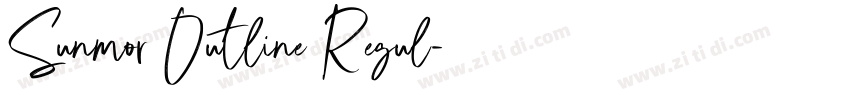 Sunmor Outline Regul字体转换 Sunmor Outline Regul字体转换